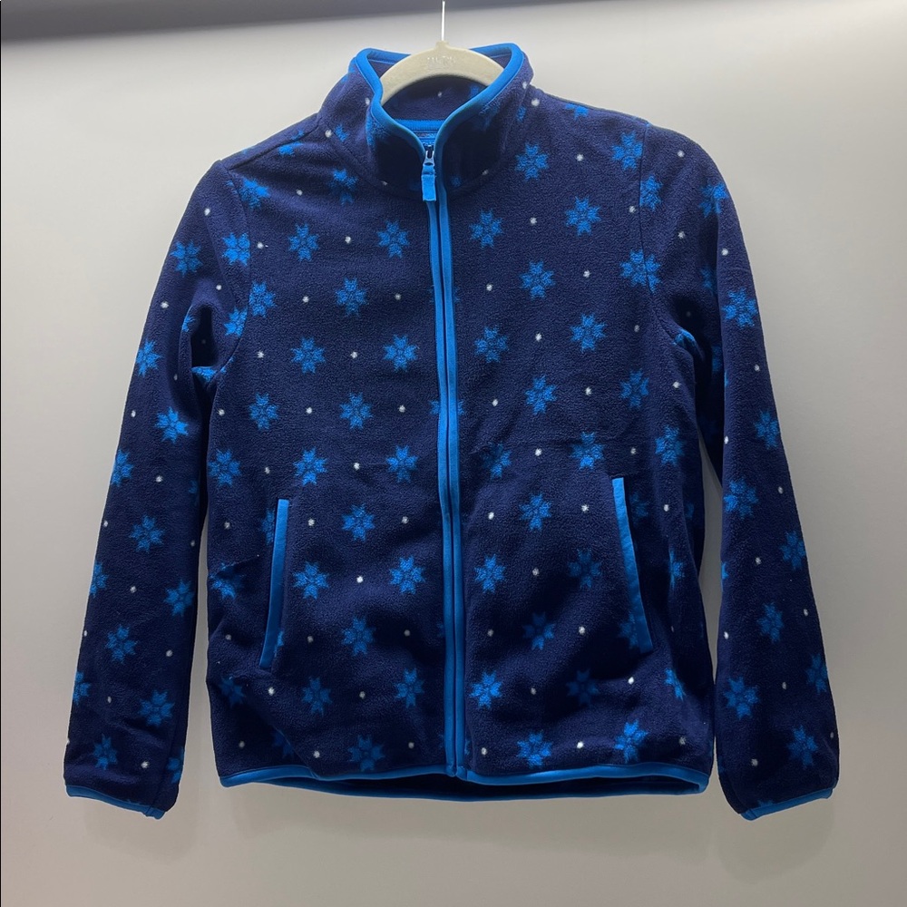 Uniqlo Blue Snowflake Sweater. Size 11